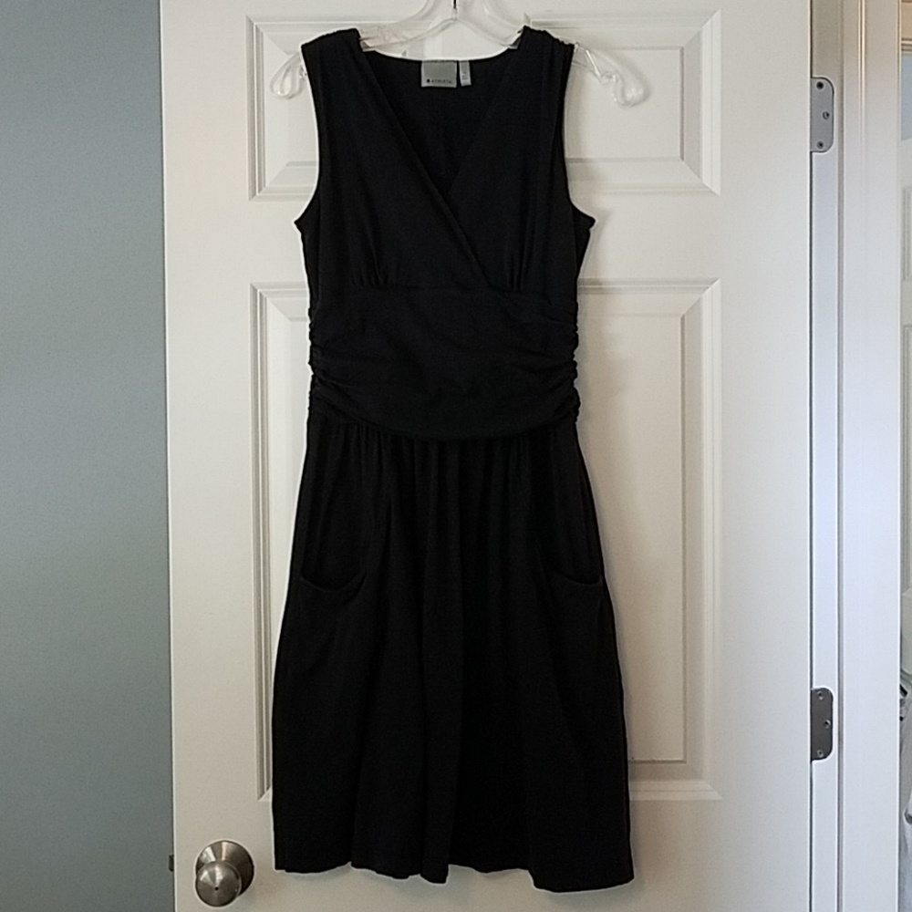 Athleta black casual dress